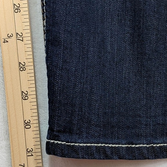 Cato Distressed Jeans Womens 12 Flare Y2K Cowgirl McBling Horse Western Boho - Picture 7 of 11